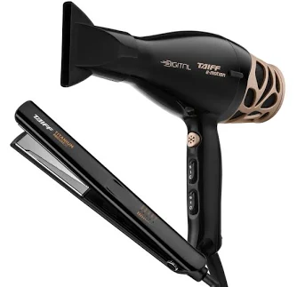Imagem do leilão Kit Secador Taiff E.motion e Chapa Titanium Progress