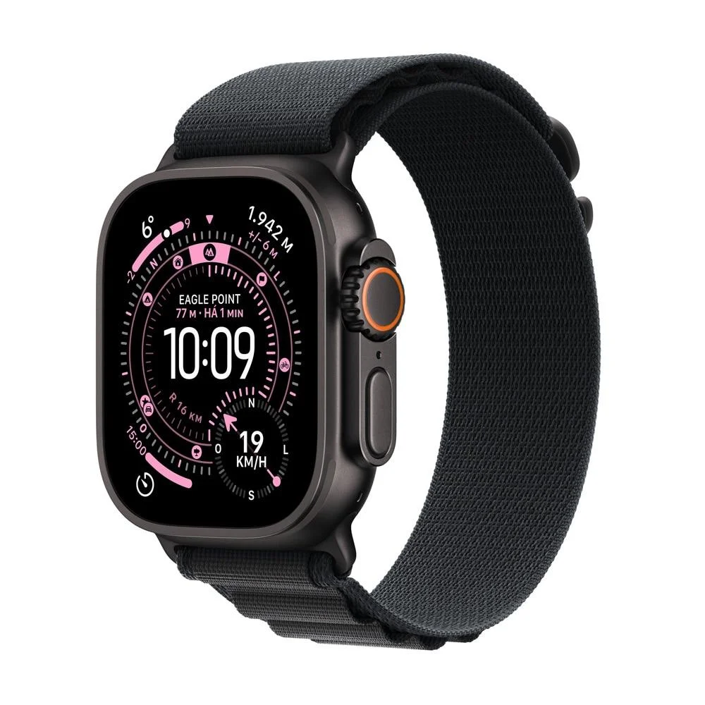 Imagem do leilão Apple Watch Ultra 3 Gps + Cellular - Caixa Preta De Titânio – 49 Mm - Pulseira Loop Alpina Preta – G